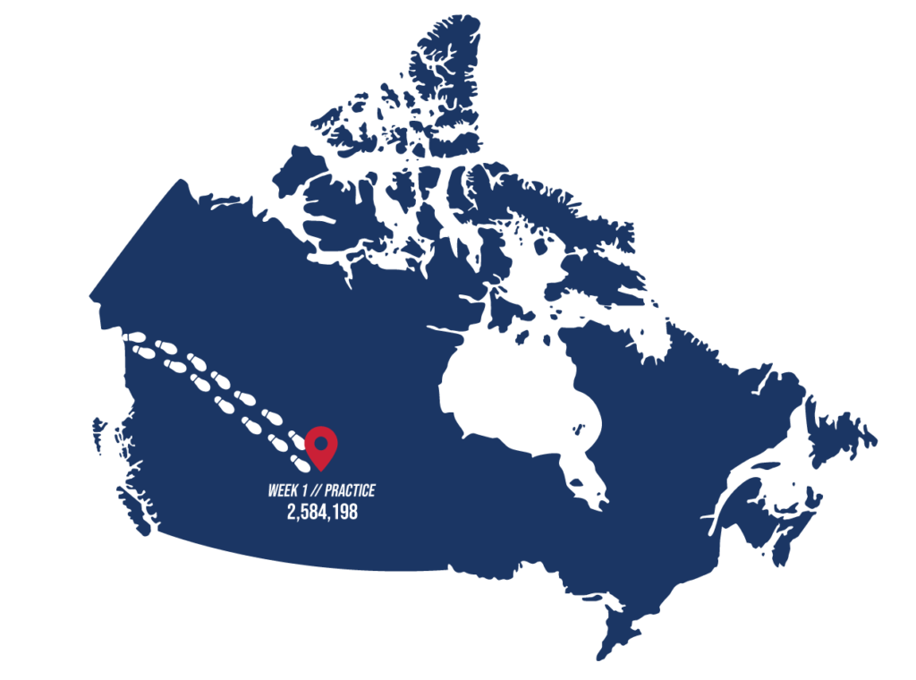 Canada practice week map CDS